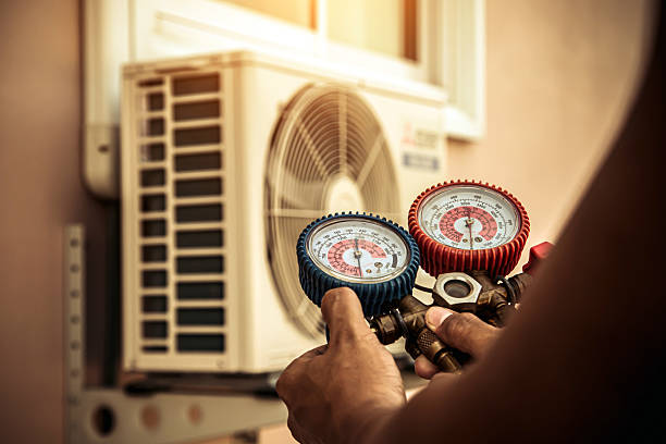 Professional Furnace Repair technician working in Bertram, TX